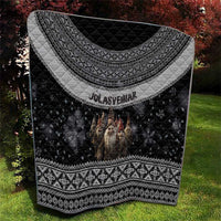 13 Yule Lads Iceland Christmas Quilt Jolasveinar and Nordic Traditional Pattern - Wonder Print Shop