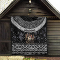 13 Yule Lads Iceland Christmas Quilt Jolasveinar and Nordic Traditional Pattern - Wonder Print Shop