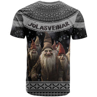 13 Yule Lads Iceland Christmas T Shirt Jolasveinar and Nordic Traditional Pattern - Wonder Print Shop
