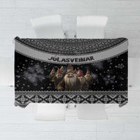 13 Yule Lads Iceland Christmas Tablecloth Jolasveinar and Nordic Traditional Pattern - Wonder Print Shop