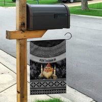 Iceland Kertasnikir Christmas Garden Flag Candle Beggar and Nordic Traditional Pattern - Wonder Print Shop
