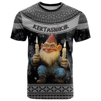Iceland Kertasnikir Christmas T Shirt Candle Beggar and Nordic Traditional Pattern - Wonder Print Shop