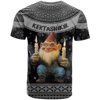 Iceland Kertasnikir Christmas T Shirt Candle Beggar and Nordic Traditional Pattern - Wonder Print Shop