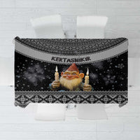 Iceland Kertasnikir Christmas Tablecloth Candle Beggar and Nordic Traditional Pattern - Wonder Print Shop