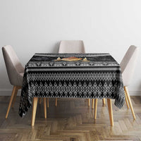 Iceland Kertasnikir Christmas Tablecloth Candle Beggar and Nordic Traditional Pattern - Wonder Print Shop