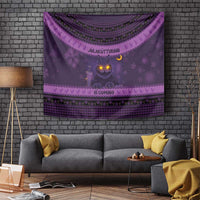 Iceland Jolakotturinn Christmas Tapestry Yule Cat and Nordic Traditional Pattern - Wonder Print Shop