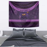 Iceland Jolakotturinn Christmas Tapestry Yule Cat and Nordic Traditional Pattern - Wonder Print Shop