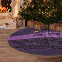Iceland Jolakotturinn Christmas Tree Skirt Yule Cat and Nordic Traditional Pattern - Wonder Print Shop