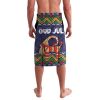 Scandinavian Yule Goat Christmas Lavalava with Scandinavian Folk Pattern Style - Wonder Print Shop