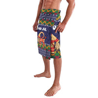 Scandinavian Yule Goat Christmas Lavalava with Scandinavian Folk Pattern Style - Wonder Print Shop