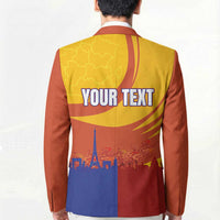 Personalised France Bicycle Racing Blazer Sporty Style