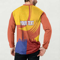 Personalised France Bicycle Racing Button Sweatshirt Sporty Style