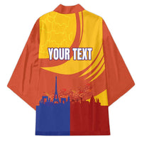 Personalised France Bicycle Racing Kimono Sporty Style