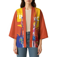 Personalised France Bicycle Racing Kimono Sporty Style