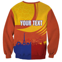 Personalised France Bicycle Racing Sweatshirt Sporty Style
