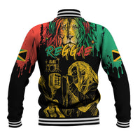 International Reggae Day Baseball Jacket Rastafarian Lion and B-Marley Passion - Wonder Print Shop