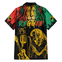 International Reggae Day Hawaiian Shirt Rastafarian Lion and B-Marley Passion - Wonder Print Shop