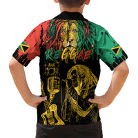 International Reggae Day Hawaiian Shirt Rastafarian Lion and B-Marley Passion - Wonder Print Shop