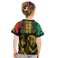 International Reggae Day Kid T Shirt Rastafarian Lion and B-Marley Passion - Wonder Print Shop