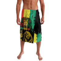 International Reggae Day Lavalava Rastafarian Lion and B-Marley Passion - Wonder Print Shop