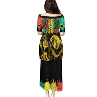 International Reggae Day Puletasi Rastafarian Lion and B-Marley Passion - Wonder Print Shop