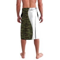 Funny Bigfoot Green Military Texture Fish Lavalava - Wonder Print Shop
