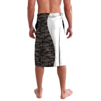 Funny Bigfoot Gray Military Texture Fish Lavalava - Wonder Print Shop