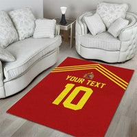 Custom Spain Football 2024 Road To The Champion Area Rug Vamos a Espana - Wonder Print Shop
