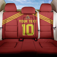 Custom Spain Football 2024 Road To The Champion Back Car Seat Cover Vamos a Espana - Wonder Print Shop