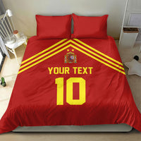 Custom Spain Football 2024 Road To The Champion Bedding Set Vamos a Espana - Wonder Print Shop