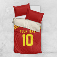Custom Spain Football 2024 Road To The Champion Bedding Set Vamos a Espana - Wonder Print Shop