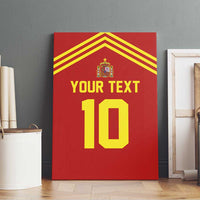 Custom Spain Football 2024 Road To The Champion Canvas Wall Art Vamos a Espana - Wonder Print Shop