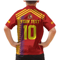 Custom Spain Football 2024 Road To The Champion Family Matching Mermaid Dress and Hawaiian Shirt Vamos a Espana - Wonder Print Shop