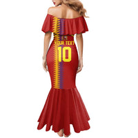 Custom Spain Football 2024 Road To The Champion Family Matching Mermaid Dress and Hawaiian Shirt Vamos a Espana - Wonder Print Shop