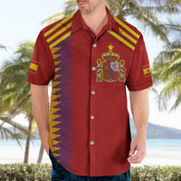 Custom Spain Football 2024 Road To The Champion Hawaiian Shirt Vamos a Espana - Wonder Print Shop