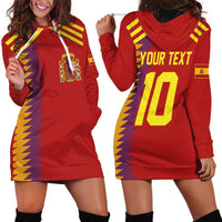 Custom Spain Football 2024 Road To The Champion Hoodie Dress Vamos a Espana - Wonder Print Shop