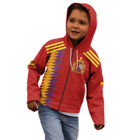 Custom Spain Football 2024 Road To The Champion Kid Hoodie Vamos a Espana - Wonder Print Shop