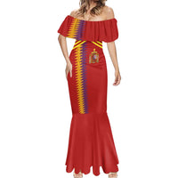 Custom Spain Football 2024 Road To The Champion Mermaid Dress Vamos a Espana - Wonder Print Shop
