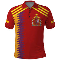 Custom Spain Football 2024 Road To The Champion Polo Shirt Vamos a Espana - Wonder Print Shop