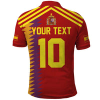 Custom Spain Football 2024 Road To The Champion Polo Shirt Vamos a Espana - Wonder Print Shop