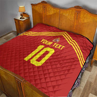 Custom Spain Football 2024 Road To The Champion Quilt Vamos a Espana - Wonder Print Shop