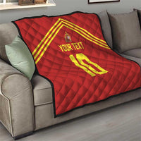 Custom Spain Football 2024 Road To The Champion Quilt Vamos a Espana - Wonder Print Shop