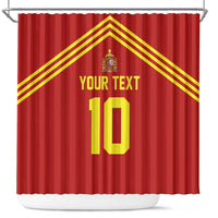 Custom Spain Football 2024 Road To The Champion Shower Curtain Vamos a Espana