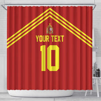 Custom Spain Football 2024 Road To The Champion Shower Curtain Vamos a Espana