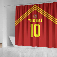 Custom Spain Football 2024 Road To The Champion Shower Curtain Vamos a Espana