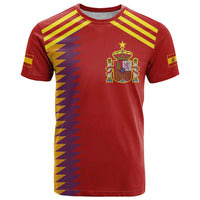 Custom Spain Football 2024 Road To The Champion T Shirt Vamos a Espana - Wonder Print Shop