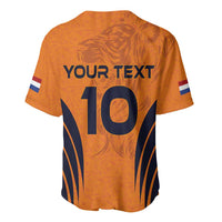 Custom Netherlands Football 2024 Road To The Champion Baseball Jersey - Wonder Print Shop