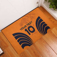Custom Netherlands Football 2024 Road To The Champion Rubber Doormat - Wonder Print Shop