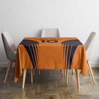 Custom Netherlands Football 2024 Road To The Champion Tablecloth - Wonder Print Shop