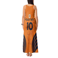 Custom Netherlands Football 2024 Road To The Champion Tank Maxi Dress - Wonder Print Shop